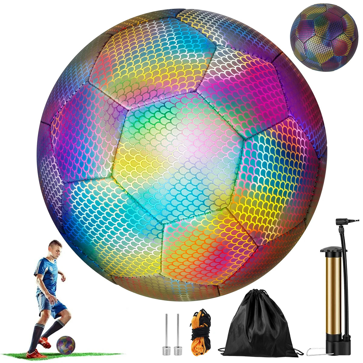 Luminar Ball™- A Bola de Futebol Brilhante Viral