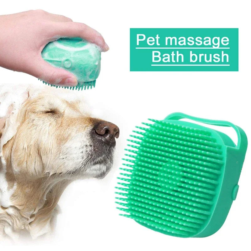 SHAMPOO PAW, ESCOVA QUE VAI TORNAR O BAMHO DO SEU ANIMAL DIVERTIDO.